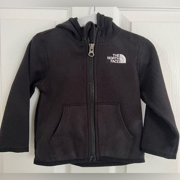NORTH FACE BABY ZIP UP HOODIE 6/12 M - Picture 1 of 3